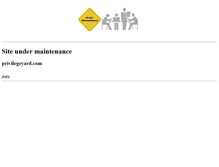 Tablet Screenshot of privilegeyard.com